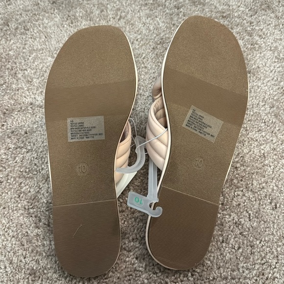 Shade & Shore Maxie Crossband Slide Sandals Size 10 Color Blush - Picture 6 of 7